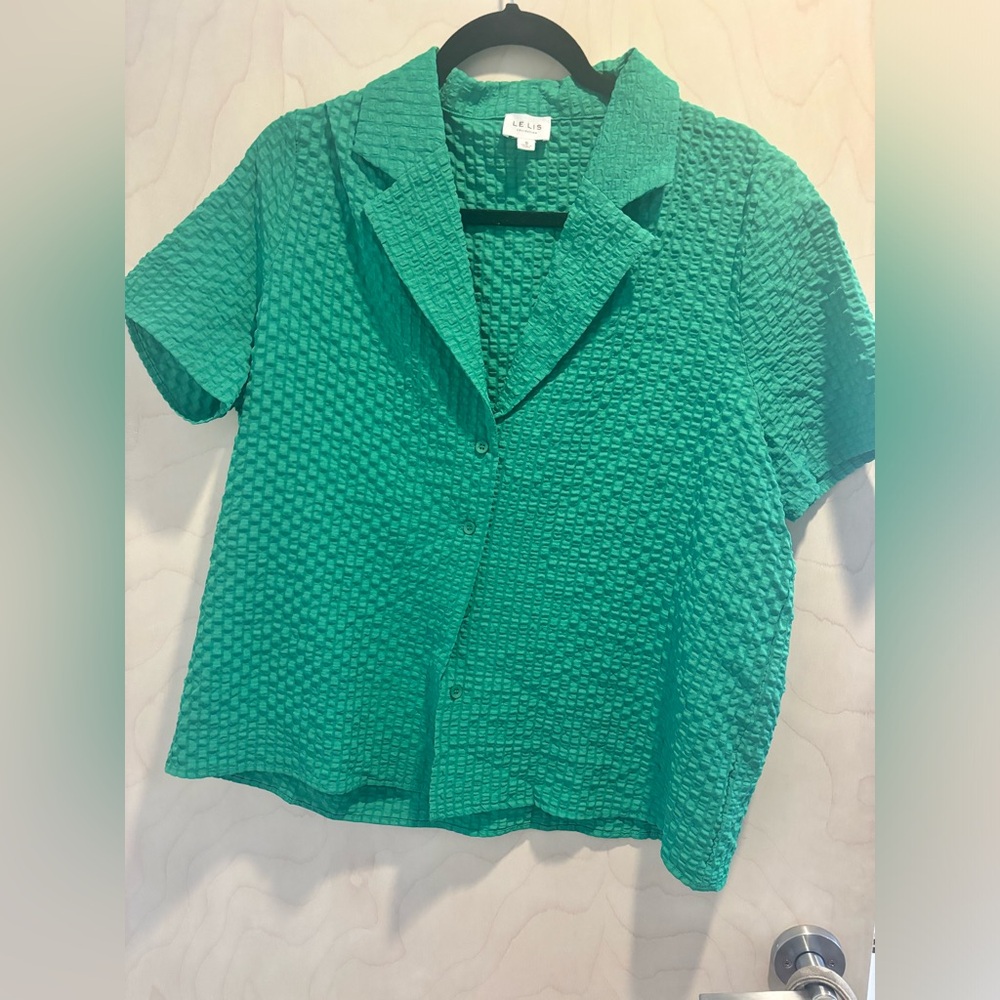 Vici Bubble Textured Button Down Top - image 4